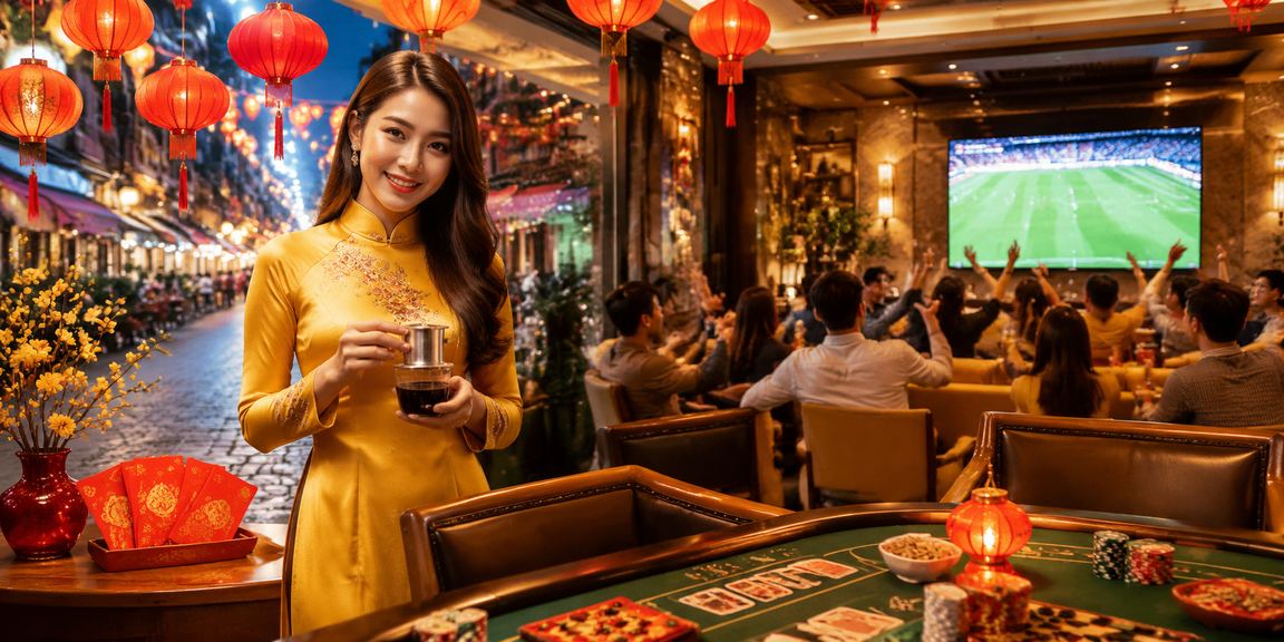 Quán cà phê Hà Nội với bài lá minh họa cách đọc FAQ và hỗ trợ r12